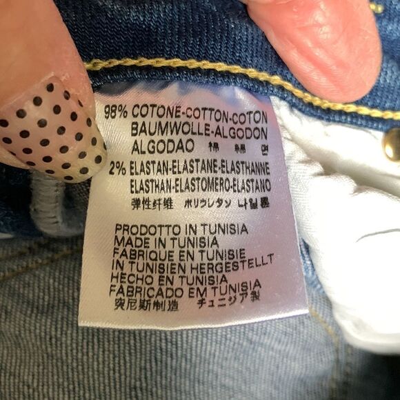 GAS Size 27 denim cuffed Capri.  NWOT - Picture 7 of 7